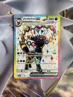 Umbreon ex SVP176 - S&V Prismatic Evolutions Black Star Promo - Pokemon TCG Card - Image 1