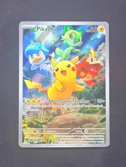 Pikachu 027 Sv: Scarlet & Violet Promo Cards Holo BEAUTIFUL CONDITION🔥‼ - Image 1