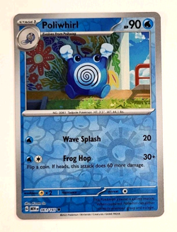 Poliwhirl - 061/165 - Reverse Holo - SV: Scarlet & Violet 151 - Pokemon Card_1 - Image 1