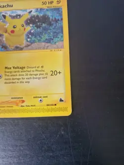pikachu 84/144 Skyridge Non Holo Wotc Pokemon Card - Image 4