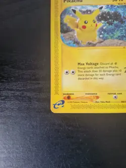 pikachu 84/144 Skyridge Non Holo Wotc Pokemon Card - Image 5