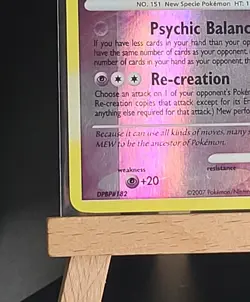 Mew 15/132 Secret Wonders 2007 Reverse Holo Rare Pokemon Card TCG - Image 5