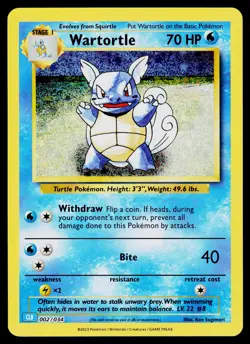 Wartortle 002/034 Trading Card Game Classic Holo #1 - Image 1