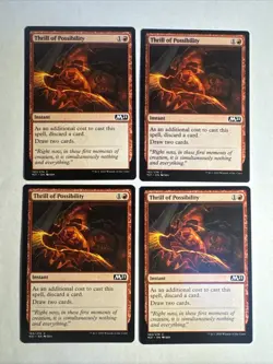 4x Mtg Core Set 2021 M21 Thrill Of Possibility NM/M Magic The Gathering - Image 1