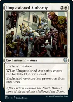 Magic The Gathering MTG UNQUESTIONED AUTHORITY Commander Legends NM Near Mint - Image 1