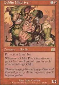*MRM* FR/VF 4x Pelleteur gobelin - Goblin Piledriver MTG ONS - Image 1