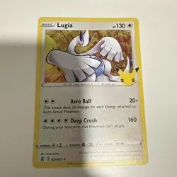 Pokemon Celebrations 25th Anniversary Lugia 022/025 Holo Near Mint - Image 1