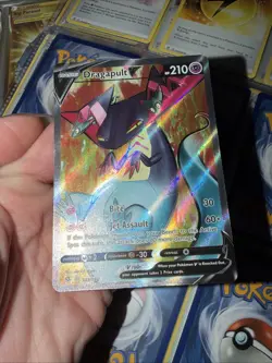 Pokemon TCG Dragapult V Full Art Holo Ultra Rare 183/192 Swsh02 Rebel Clash Card - Image 4