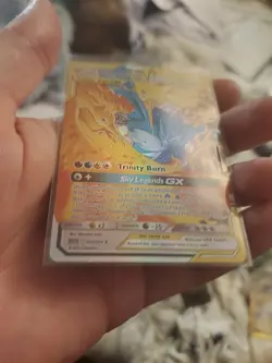 POKEMON TCG Moltres & Zapdos & Articuno GX - 44/68 - Hidden Fates - NM - Image 2
