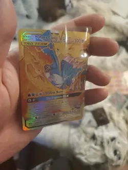 POKEMON TCG Moltres & Zapdos & Articuno GX - 44/68 - Hidden Fates - NM - Image 4