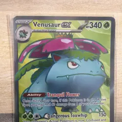 Pokemon TCG Venusaur ex #182/165 SV: Scarlet & Violet 151 Ultra Rare Full Art - Image 4