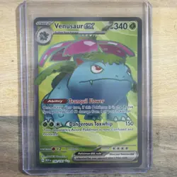 Pokemon TCG Venusaur ex #182/165 SV: Scarlet & Violet 151 Ultra Rare Full Art - Image 5