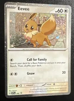 Pokemon Eevee SVP200 Scarlet Violet Cosmos Holo Promo Near Mint/Mint - Image 2