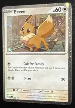 Pokemon Eevee SVP200 Scarlet Violet Cosmos Holo Promo Near Mint/Mint - Image 3