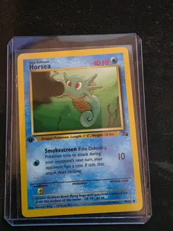 Pokemon 1999 WOTC Horsea 1st Edition Fossil 49/62 - Common NM Pack Fresh - Image 5