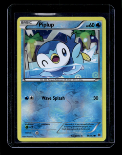 Pokemon Piplup Reverse Holo XY 36/162 Breakthrough - Image 1
