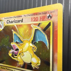 Pokemon Charizard Base Set 2 Holo Rare 004/130 DMG condition - Image 4