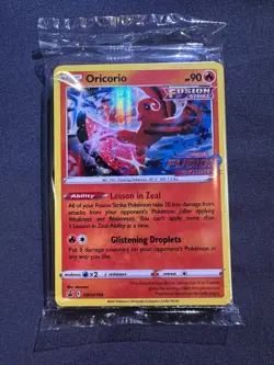 Pokemon TCG Fusion Strike Build and Battle Deck - Sealed Oricorio Promo SWSH168 - Image 1