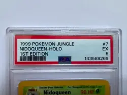 1999 Pokemon Jungle Nidoqueen Holo #7 1st Edition PSA 5 EX WOTC - Image 3