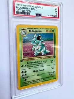 1999 Pokemon Jungle Nidoqueen Holo #7 1st Edition PSA 5 EX WOTC - Image 4