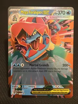 Mega Feraligatr ex 036 Black Star Promo Ascended Heroes Pokemon TCG NM - Image 1