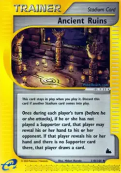 Ancient Ruins - 119/144 - Uncommon HP, English Pokemon Skyridge - Image 1