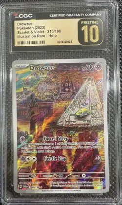 Drowzee #210/198 - 2023 Pokemon Scarlet & Violet - CGC 10 Pristine !! - Image 1