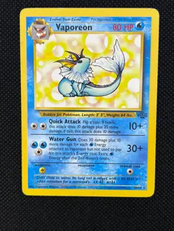 Pokemon Vintage TCG Vaporeon Jungle Set 1999 28/64 (HP) 1999 WoTC - Image 1