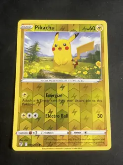 Pikachu 049/203 Common Evolving Skies Pokemon Reverse Holo Lightly Played - Image 1