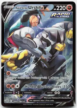Pokemon TCG Rapid Strike Urshifu V Brilliant Stars Trainer Gallery TG20/TG30 - Image 1