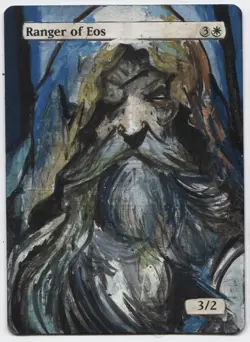 Ranger of Eos MTG Altered art MAGIC Hand Painted Card Commander - Image 1