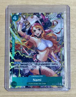 One Piece TCG Nami OP14-031 Alt Art SR The Azure Sea’s Seven English OP14 TCG - Image 3