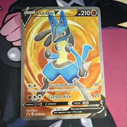 Pokemon TCG Lucario SWSH186 SWSH Promo Cards Promo Holo ENG HP120 - Image 1