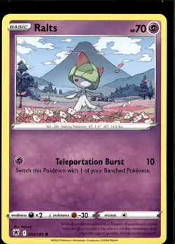 Pokemon Ralts 060/189 Astral Radiance Non Holo Common 5 Card Lot - Image 1