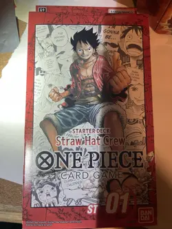 Bandai One Piece Card Game ST-01 Straw Hat Crew Starter Deck 50 Cards EN 2022 - Image 1