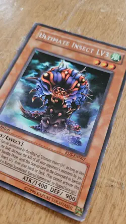 1st Edition Ultimate Insect LV3 RDS-EN0007 Rare YuGiOh card (LP) - Image 1