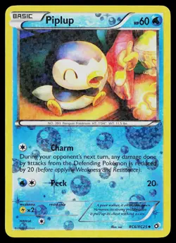Pokemon Card - Piplup Legendary Treasures: Radiant Collection RC6/RC25 Holo - Image 1