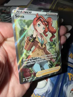 Sonia - 192/192 - Pokemon Rebel Clash Sword & Shield Full Art Ultra Rare Card NM - Image 2