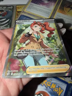 Sonia - 192/192 - Pokemon Rebel Clash Sword & Shield Full Art Ultra Rare Card NM - Image 3