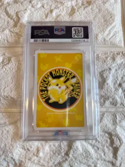 1998 POKEMON YELLOW VERSION PLAYING CARDS 129 MAGIKARP 2 OF HEARTS PSA10 - Image 4