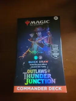 Outlaws of Thunder Junction: Commander Deck - Quick Draw MTG Brand New Sealed - Image 1