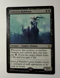 x1 Kalastria Highborn R MTG Foundations M/NM, English - Image 1