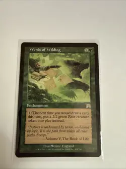 MTG Words of Wilding X1 Onslaught edition rare - Image 1