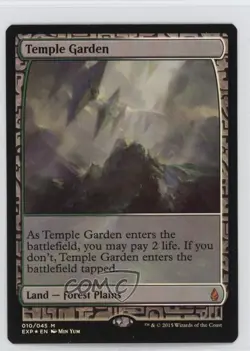 Temple Garden Foil Magic: Zendikar Expeditions EXP #010 - Image 1