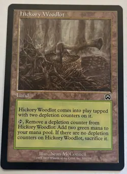 Magic The Gathering ✅NM✅ Mercadian Masques Hickory Woodlot #319/350 MTG TCG CCG - Image 1