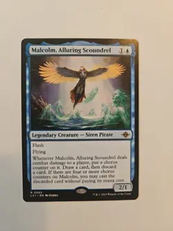 Malcolm, Alluring Scoundrel The Lost Caverns of Ixalan Regular - Image 1