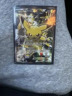 Pikachu EX ULTRA RARE XY124 Star Promo Pokemon Card - Image 1