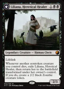 Liliana, Heretical Healer -Foil Near Mint MTG From the Vault: Transform - Image 1