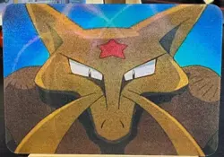 Pokemon Lenticular Alakazam Card - Viz Video Pioneer PIKA-0034D - 3D Promo - Image 1