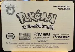 Pokemon Lenticular Alakazam Card - Viz Video Pioneer PIKA-0034D - 3D Promo - Image 3